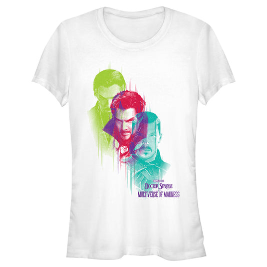 Junior's Marvel Doctor Strange Strange Portraits T-Shirt