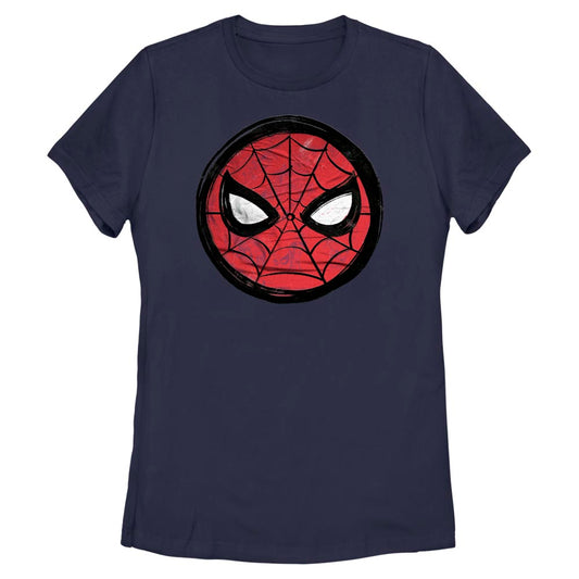 Women's Marvel Spider-Man Beyond Amazing SPIDEY SKETCH CIRCLE T-Shirt